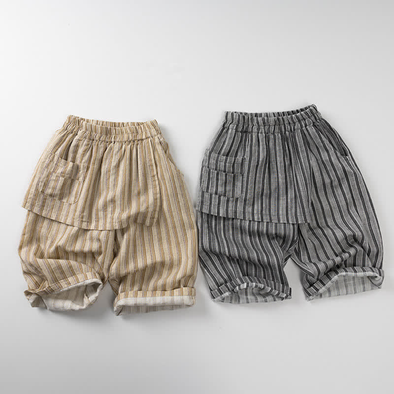 Toddler Vertical Striped Chic Design Pants - image 2