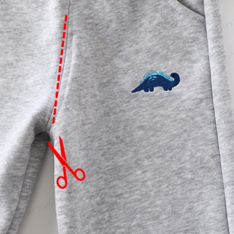 Toddler Boys Dino Embroidered Jogger Pants - image 8