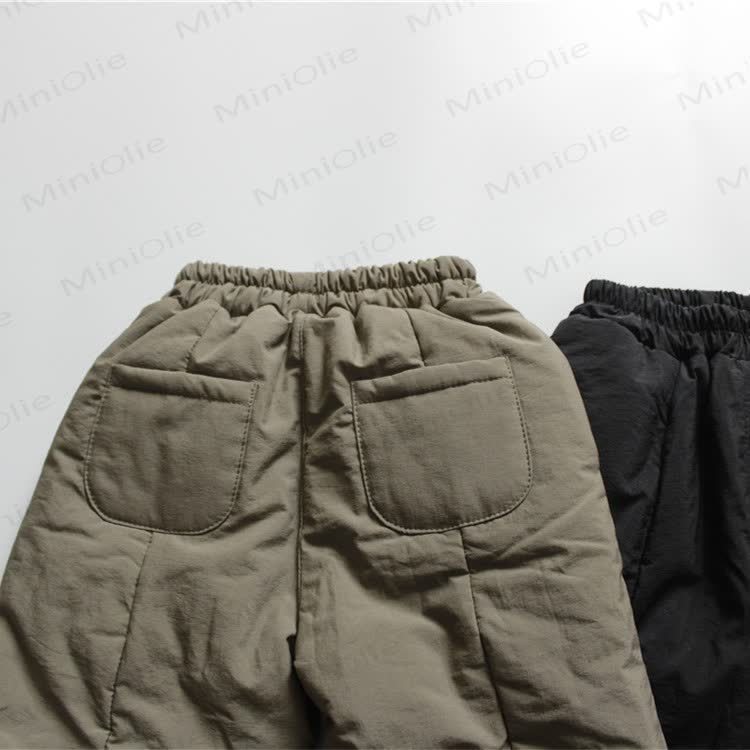 Baby Toddler Boy Solid Color Quilted Pants - image 5