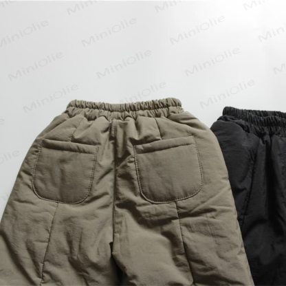 Baby Toddler Boy Solid Color Quilted Pants - image 5