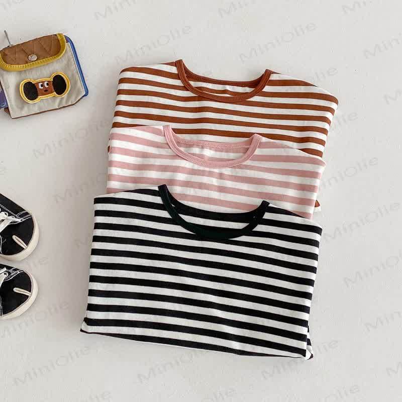 Toddler Striped Base Layer Casual T-Shirt - image 9