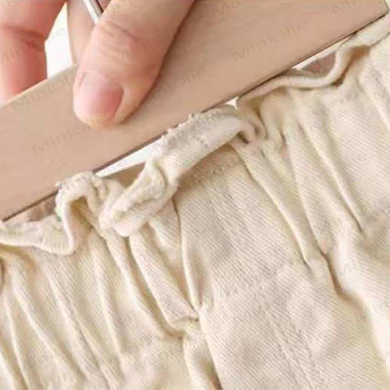 Toddler Girls Soft Cotton High Waist Casual Pants - image 7
