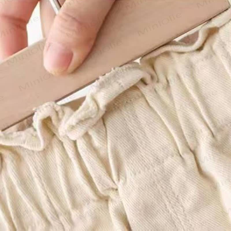 Toddler Girls Soft Cotton High Waist Casual Pants - image 7