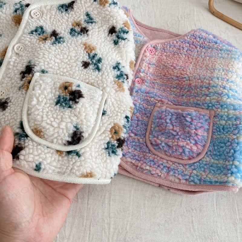 Baby Toddler Suede Floral Outerwear  - image 13