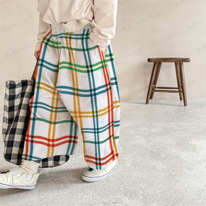 Baby White Gingham Pants - White - 2-3T - image 1