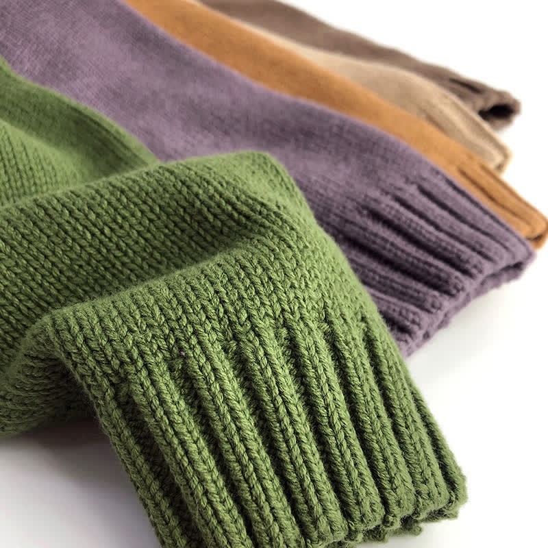 Toddler Solid Color Loose Relax Sweater - image 8