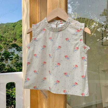 Kid Girl Roses Printed Tank Top - image 11