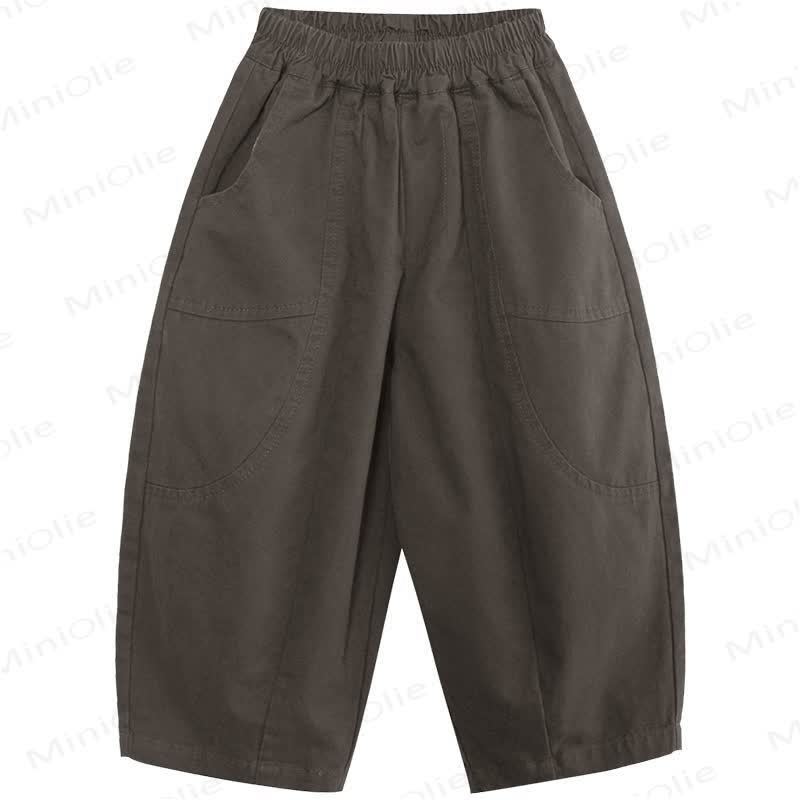 Toddler Boy Plain Grey Loose Pants - Grey - 10Y - image 8