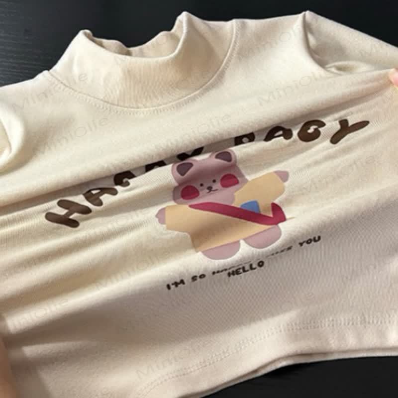 HAPPY BABY Toddler Bear Print Long Sleeve T-Shirt - image 13