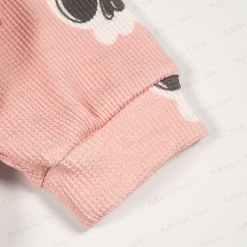 Baby Skull Pink Waffle 2-piece Set - image 3