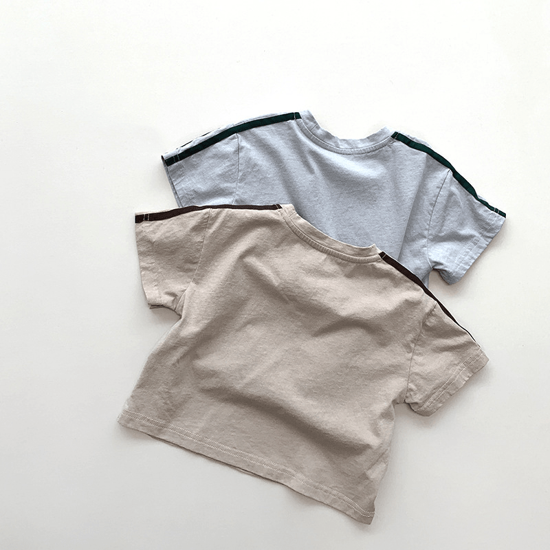 THE MOON Toddler Striped Sleeves T-Shirt - image 4