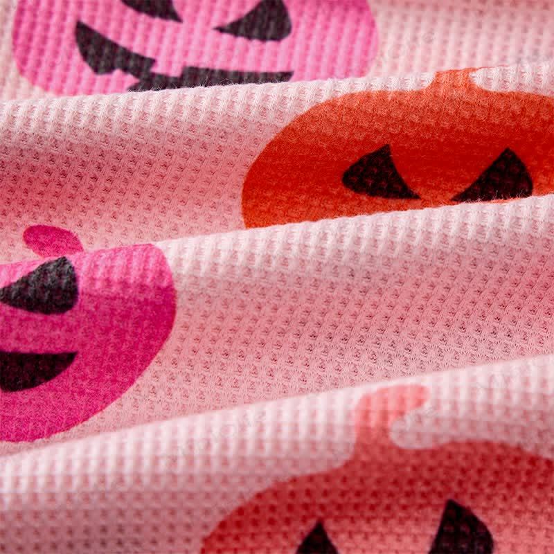 Baby Funny Face Pumpkin Pink Waffle 2-piece Set - image 6