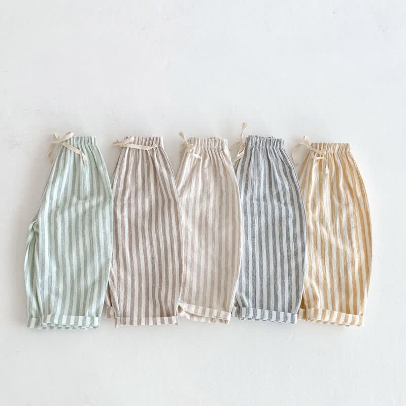 Baby Toddler Vertical Striped Minimalist Pants - image 2