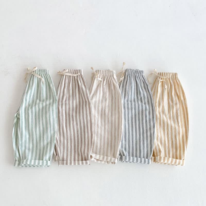 Baby Toddler Vertical Striped Minimalist Pants - image 2