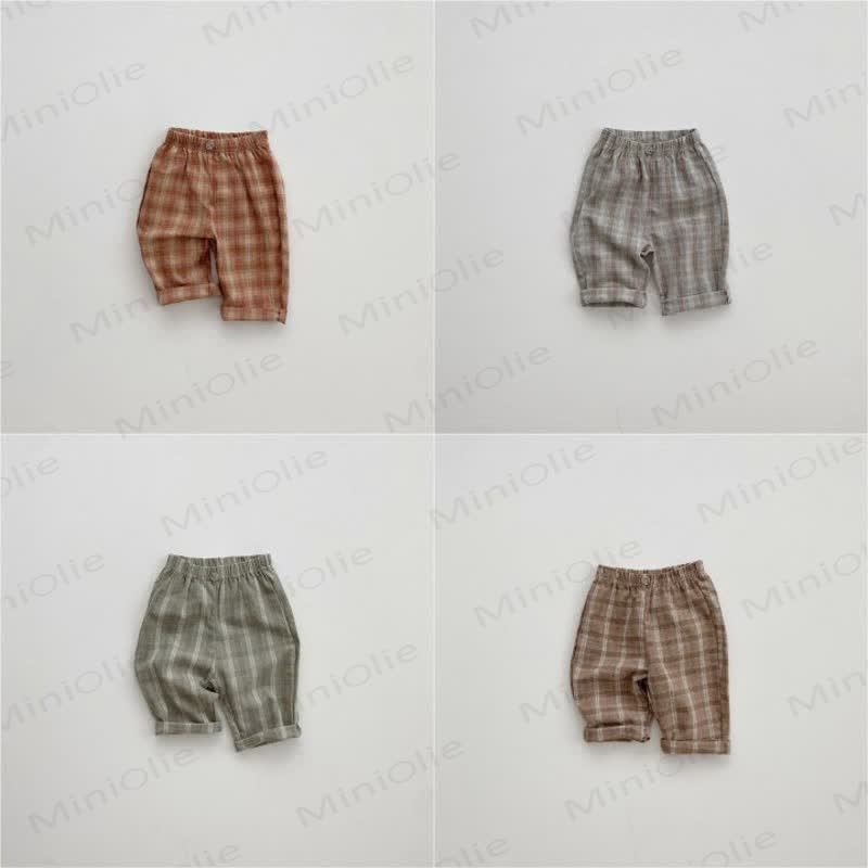 Baby British Style Plaid Pants - image 3