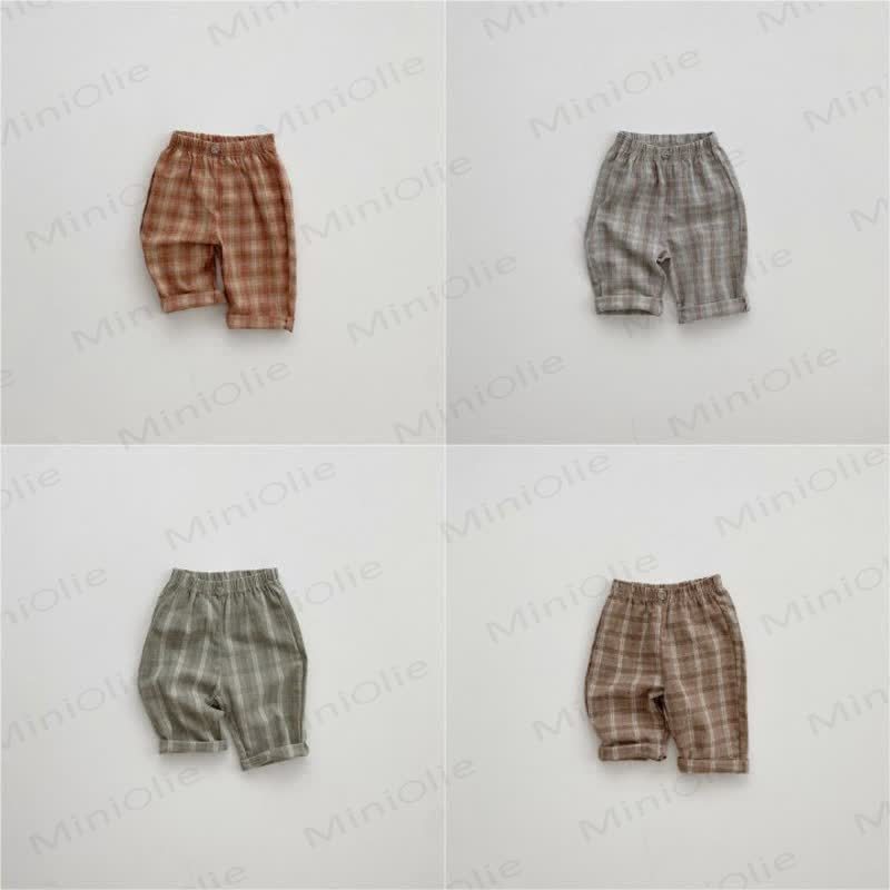 Baby British Style Plaid Pants - image 3