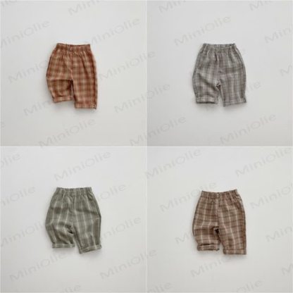 Baby British Style Plaid Pants - image 3