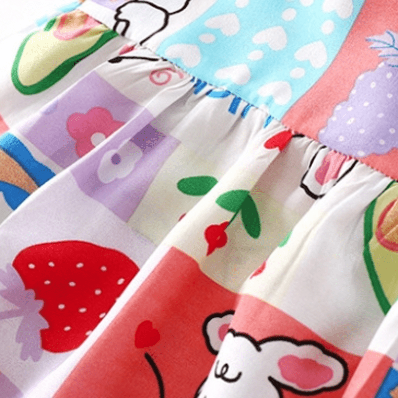 Baby Flower Rainbow Cactus Sleeveless Dress - image 13