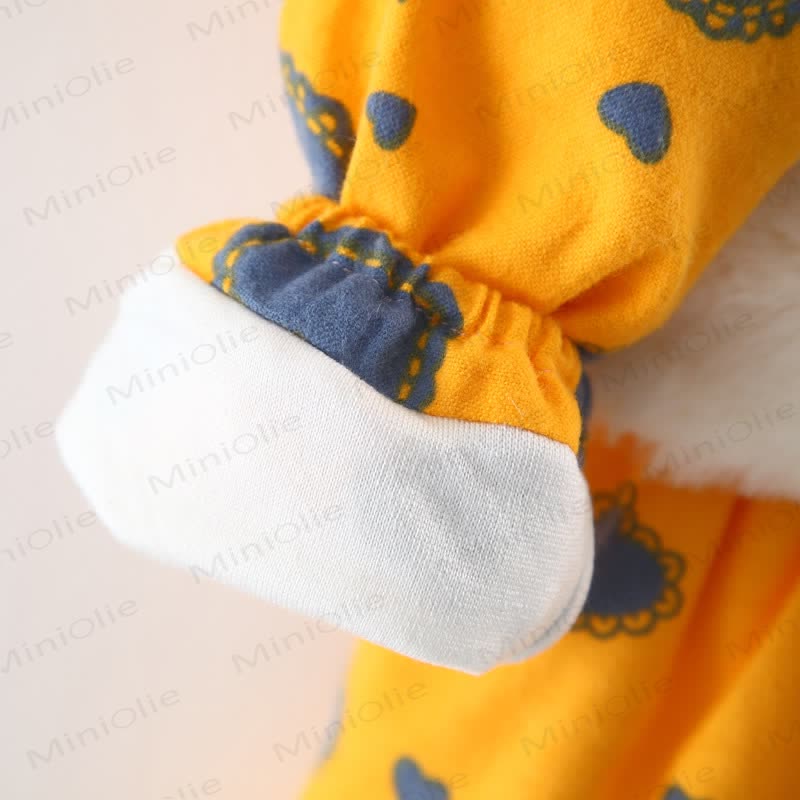 Baby Girl Fleece Bow Bunny Dress - image 10