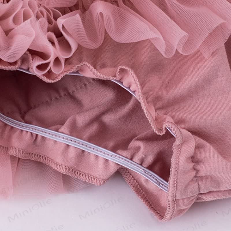 Toddler Girl Bow Tulle Bubble Dress - image 5