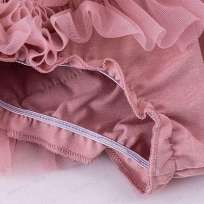 Toddler Girl Bow Tulle Bubble Dress - image 5