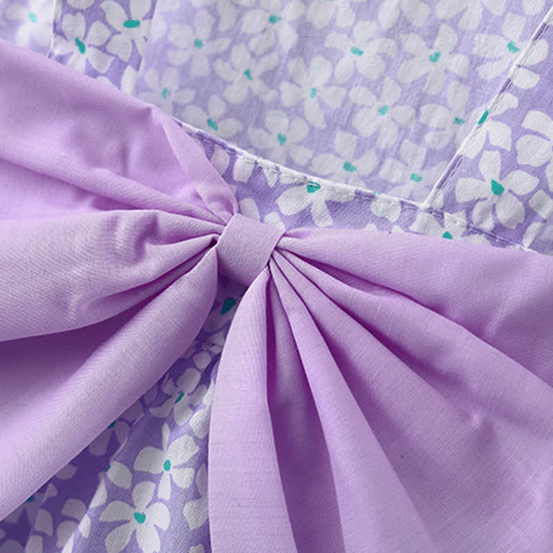 Baby Vibrant Flower Bow Dress with Hat - image 9