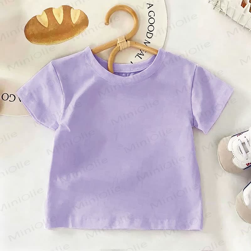 Personalized Customization Kid Crew Neck T-shirt - Purple - 8-12T - image 10