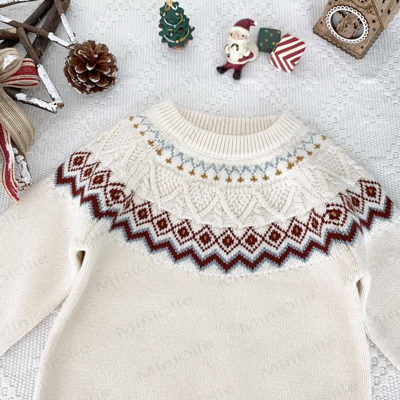 Kid Christmas Jacquard Sweater - image 9