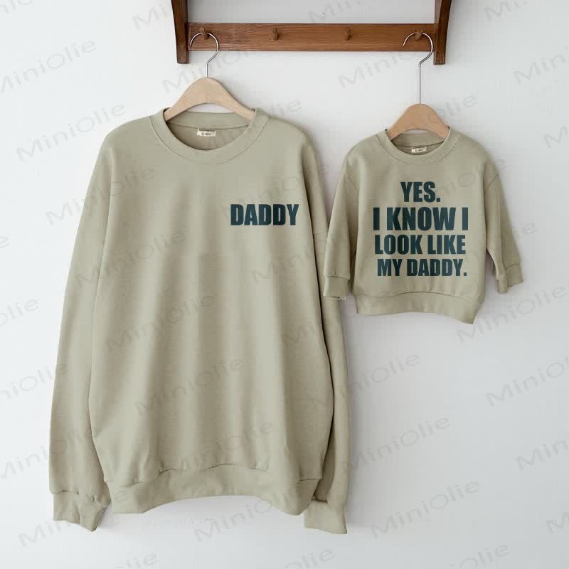 DADDY/LOOK LIKE MY DADDY Daddy and Me Sweatshirt/Set - image 1