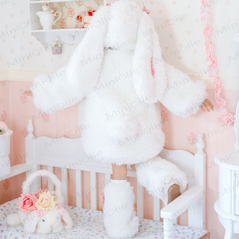 Toddler Bunny Fluffy 4-Pieces Set - image 4