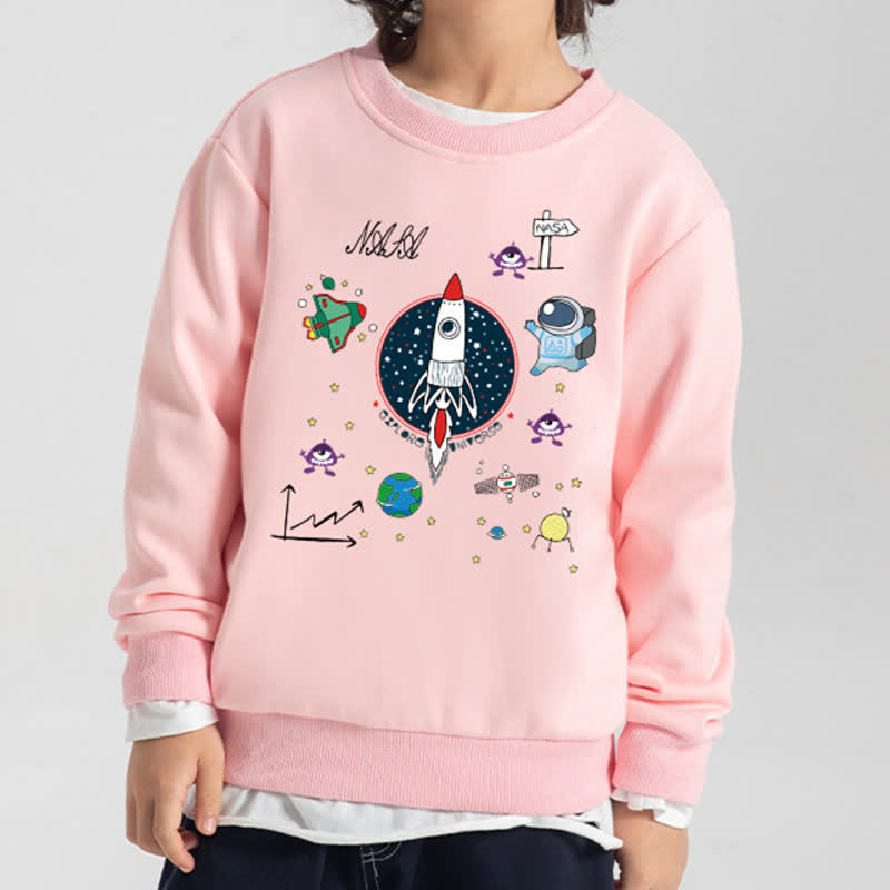 Nasa pink sweatshirt best sale