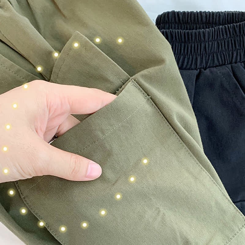 Toddler Boy Worker Solid Color Pants - image 12