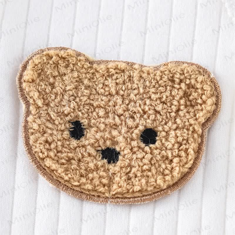  Baby Bear Patch Simple Soft Romper - image 6
