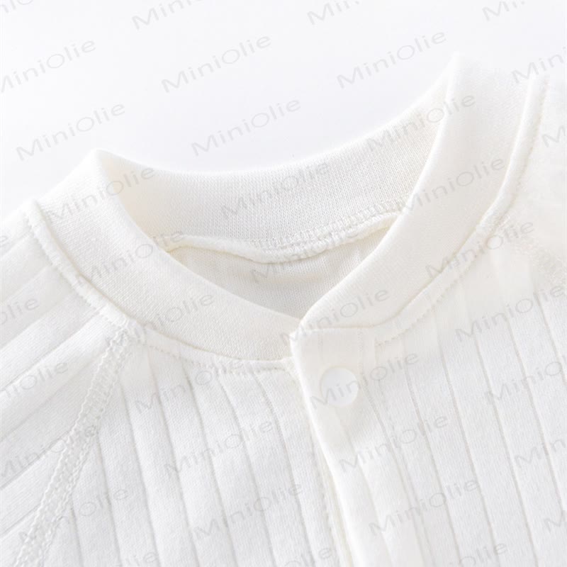  Baby Bear Patch Simple Soft Romper - image 5