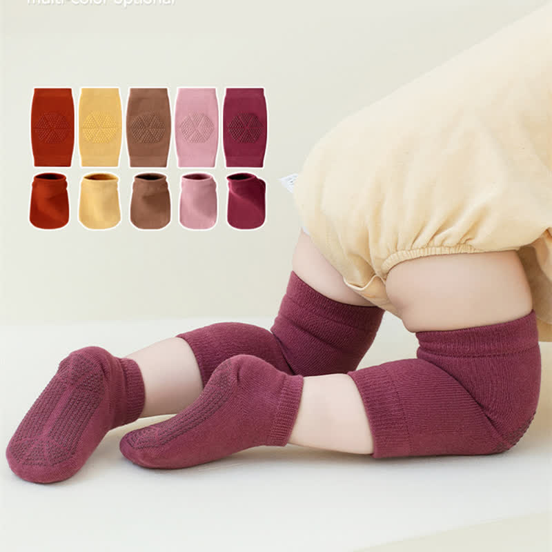 Baby Floor Socks & Knee Pads Set