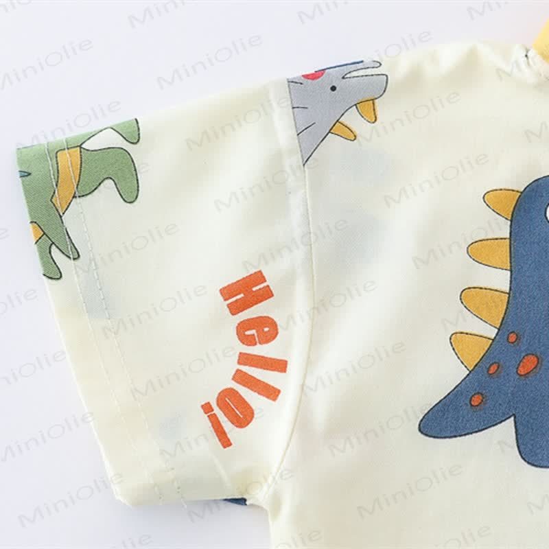 HELLO! Baby 2-Piece Dinosaur Denim Set - image 6