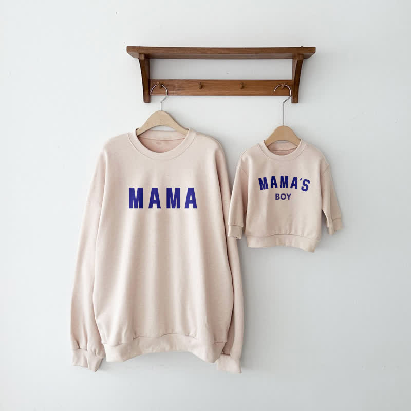 MAMA/MAMA'S BOY Mommy and Me Sweatshirt/Set