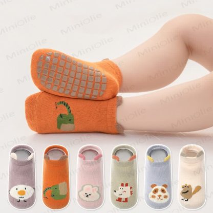 Baby Toddler Antislip Animal Soft Floor Socks - image 1