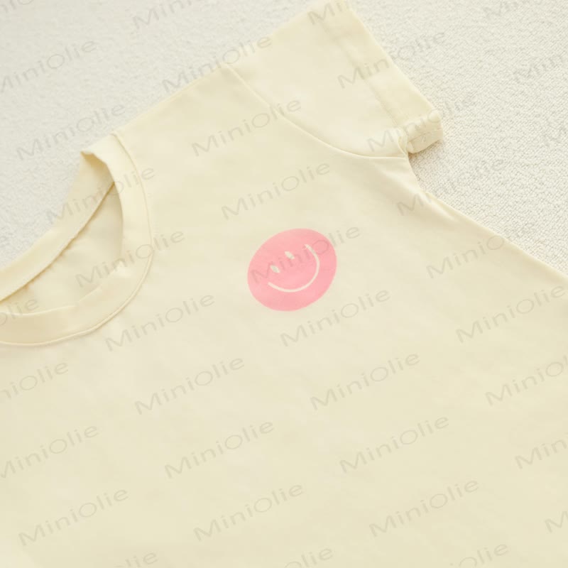 Baby Smile Tee & Plaid Shorts Set - image 6