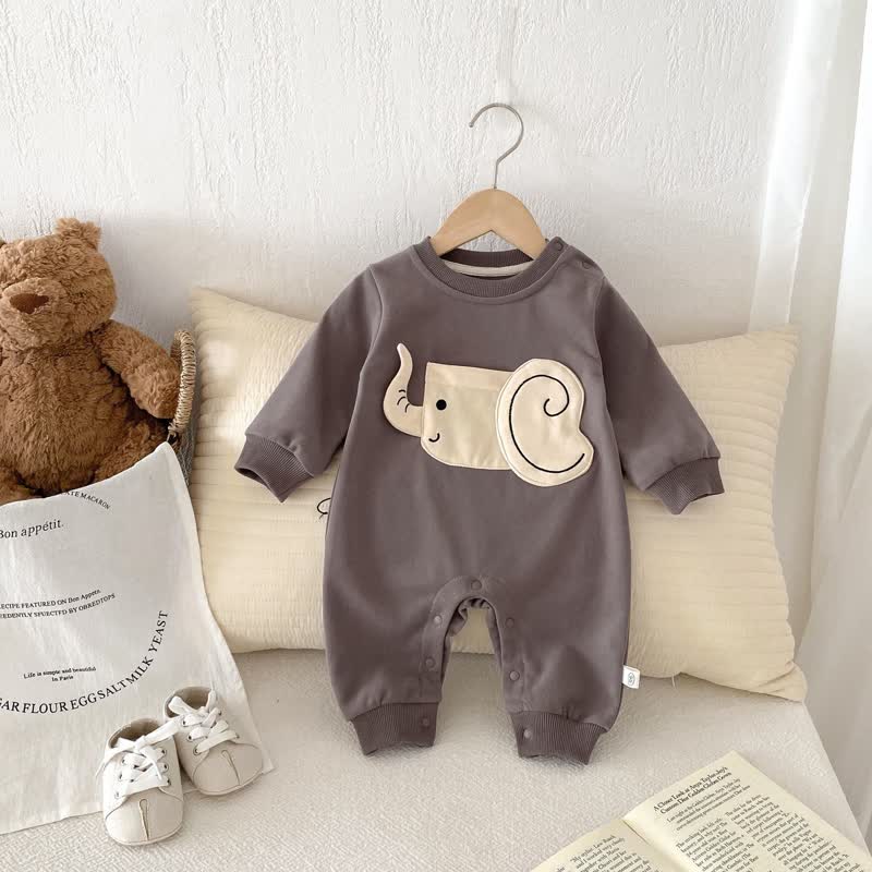 Petit retailer Bebe Smocked Elephant 24m Romper