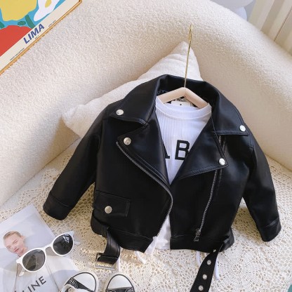 Biker jacket baby fashion