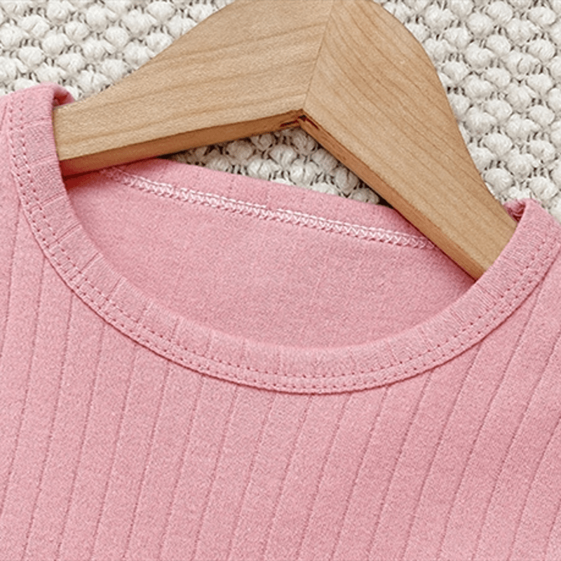 Toddler 2-Piece Simple Pocket Pajamas Set - image 6