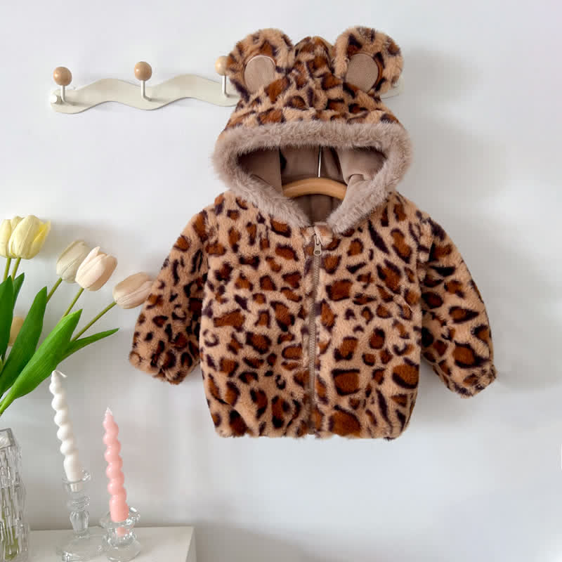 Baby leopard print coat best sale