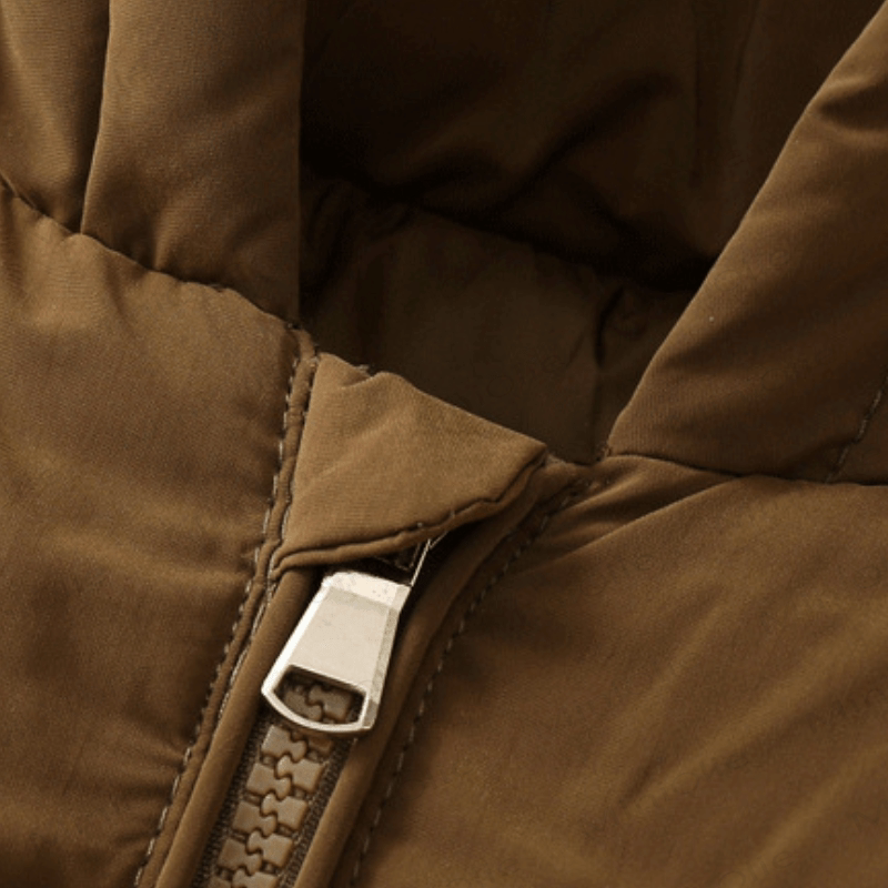 Toddler Solid Color Hooded Puffer Jacket - image 8