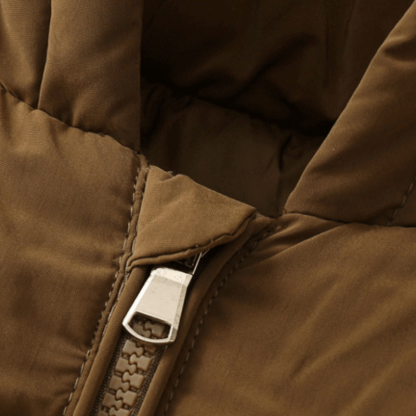 Toddler Solid Color Hooded Puffer Jacket - image 8