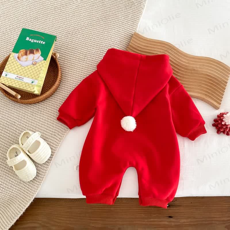 MERRY CHRISTMAS Baby Hooded Romper - image 19