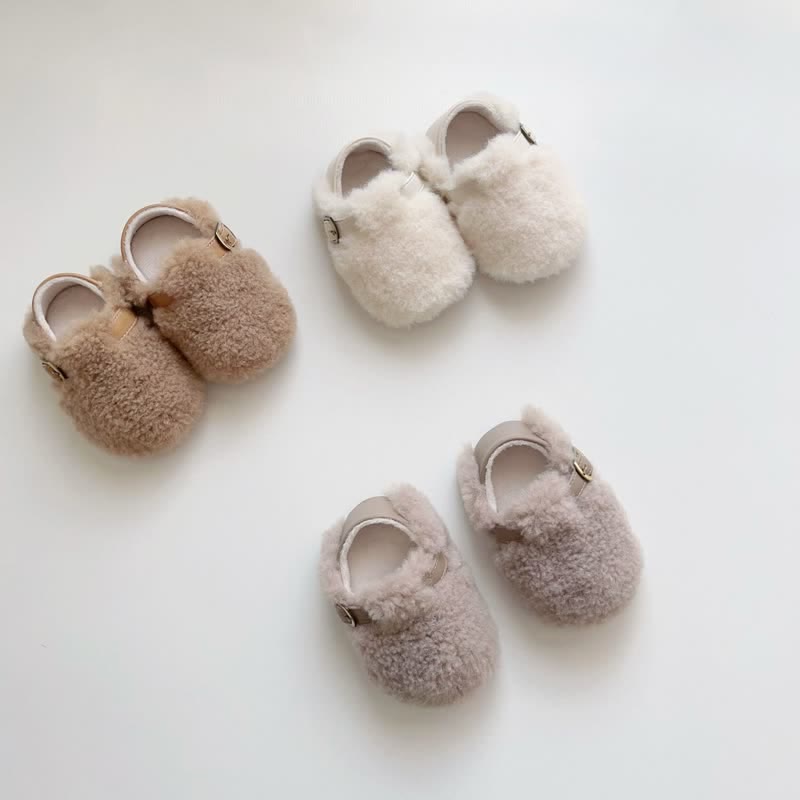 Baby Fleece Prewalker Cute Shoes MiniOlie