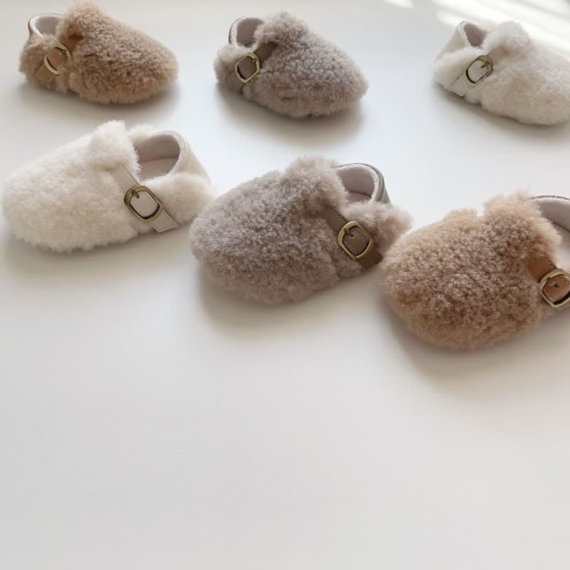 Baby Fleece Prewalker Cute Shoes MiniOlie