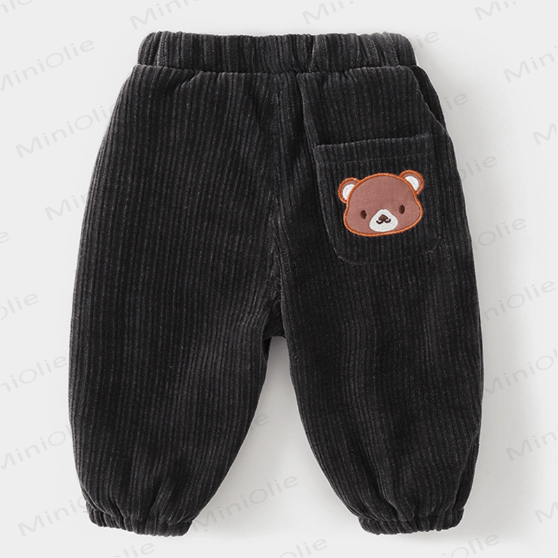 Baby Bear Duck Corduroy Jogger Pants - image 3