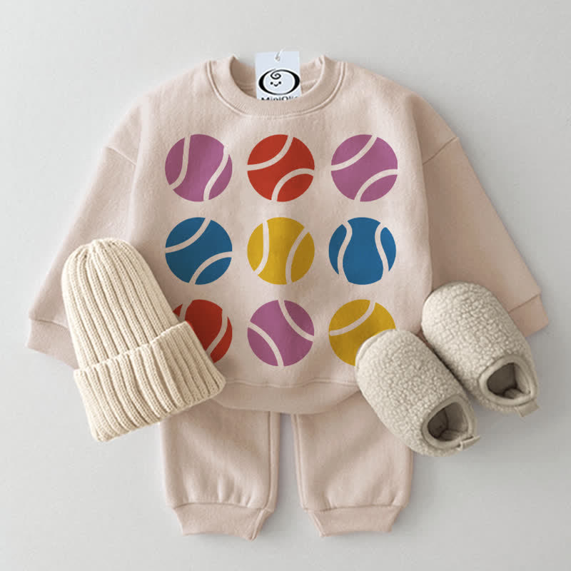 Baby Nine Tennis Sweatshirt 2-piece Set – MiniOlie